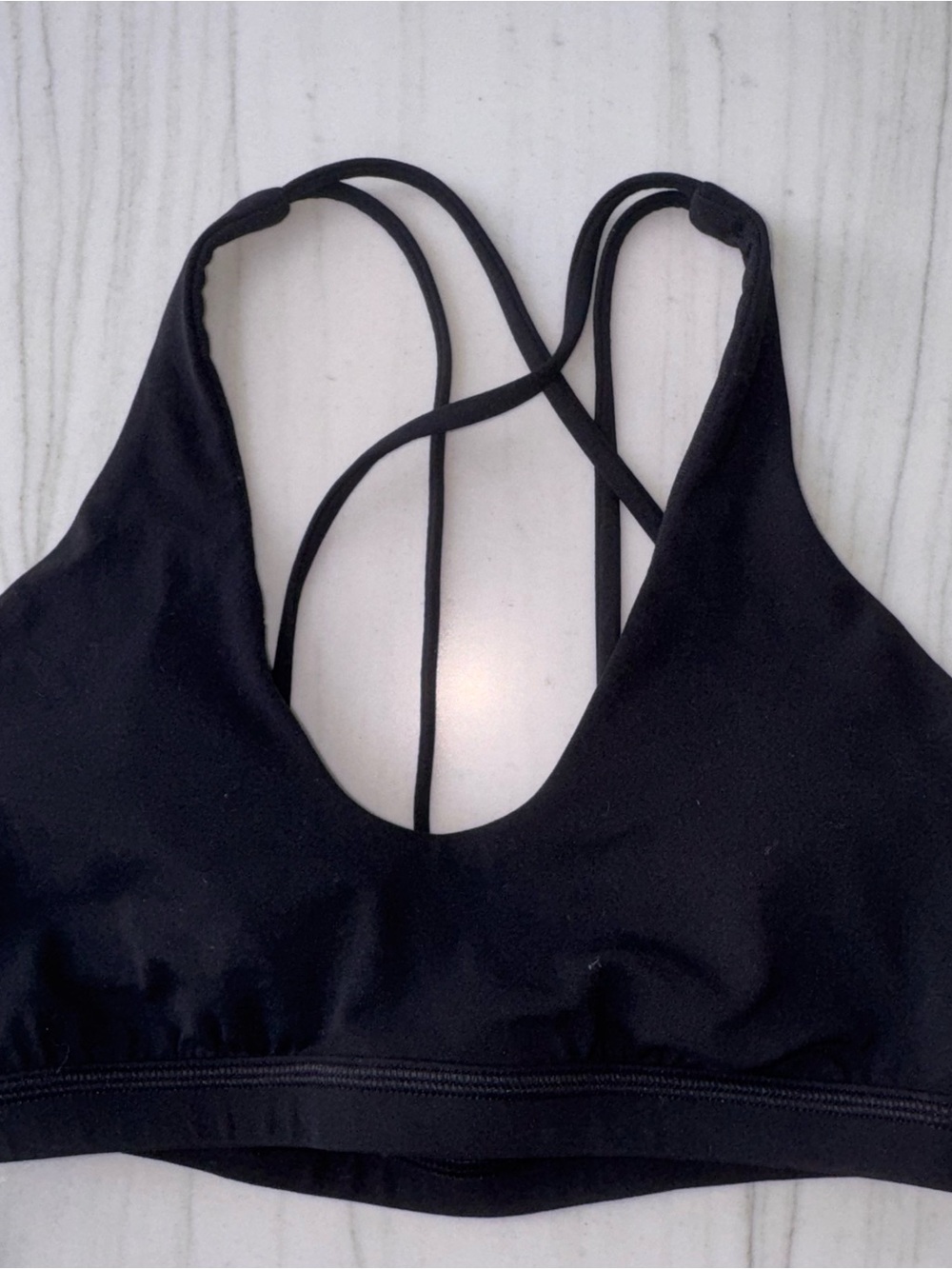 lululemon athletica Black Strappy Sports Bra